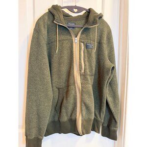 Abercrombie & Fitch Green Full Zip Hoodie Men’s M